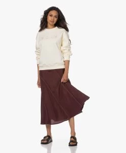 Róhe Panelled Midi Rok - Mulberry -JAMES PERSE WINKEL 230525 356d228f 7994 4467 b0ff 4968b20b929b