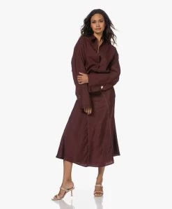 Róhe Panelled Midi Rok - Mulberry -JAMES PERSE WINKEL 230525 49136f5b 3965 4e8d ad55 ebb243c56ebd