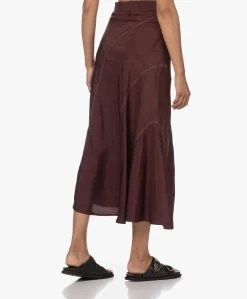 Róhe Panelled Midi Rok - Mulberry -JAMES PERSE WINKEL 230525 6c693800 d673 4e2e ba30 fa9a5be0b15c