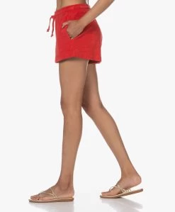 Speezys Amsterdam Badstof Jersey Short - Fire Red -JAMES PERSE WINKEL 230525 8fccbc51 8ef9 4497 a8f2 acc0f12f54b6