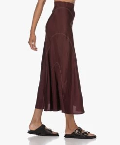 Róhe Panelled Midi Rok - Mulberry -JAMES PERSE WINKEL 230525 d4f20120 5398 41a7 86f2 8d0870ce7aee
