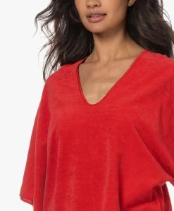 Speezys Amsterdam Badstof Jersey Kaftan Top - Fire Red -JAMES PERSE WINKEL 230525 f348110e 0a8c 4db3 b9ea f5f0ad835e3b