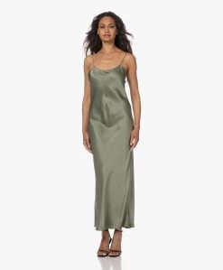 Anine Bing Chloe Zijden Slip Dress - Artichoke -JAMES PERSE WINKEL 230530 0d240fa9 65ec 4e0a bbef 5db506ec4f17