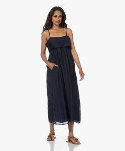 Xírena Skyla Katoen-Zijde Voile Jurk - Navy -JAMES PERSE WINKEL 230530 28b6a966 0ac7 4d7e a0af 132f76e9a8a0