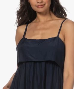 Xírena Skyla Katoen-Zijde Voile Jurk - Navy -JAMES PERSE WINKEL 230530 3ecac1c1 3f61 4a2b 93a9 be63b5c6a07c