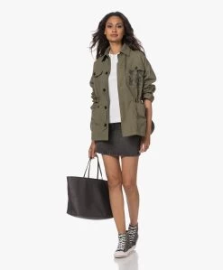 Zadig & Voltaire Juicy Eco Denim Mini Rok - Grijs -JAMES PERSE WINKEL 230530 416876ab 7b7b 4d78 a205 10703adc94d7