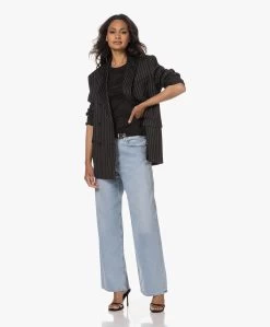 Resort Finest Ronde Hals Linnen T-Shirt - Zwart -JAMES PERSE WINKEL 230530 432e1209 a2d3 497b 832d f4fb4f47e3ed