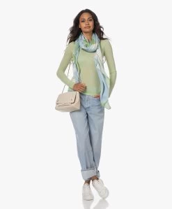 Viveh Bauxite Viscose Print Sjaal/Omslagdoek - Blauw/Groen -JAMES PERSE WINKEL 230530 4a68f03a 0518 4dbb af4e fb30f95eafe0