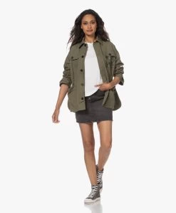 Zadig & Voltaire Juicy Eco Denim Mini Rok - Grijs -JAMES PERSE WINKEL 230530 58801f3e 02a2 411d 9ab9 8ee7f9facea8