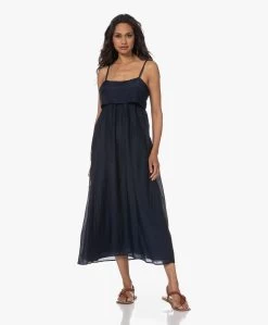 Xírena Skyla Katoen-Zijde Voile Jurk - Navy -JAMES PERSE WINKEL 230530 600e9096 3de7 4c81 abd7 2d2bdcfc6e7e