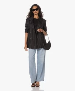 Resort Finest Ronde Hals Linnen T-Shirt - Zwart -JAMES PERSE WINKEL 230530 69f0d731 6e24 4ad4 9767 b8f88f5cae32