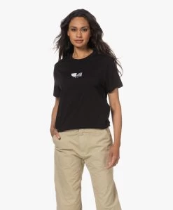 Iro Dalya Katoenen Print T-Shirt - Zwart -JAMES PERSE WINKEL 230530 859995ec 4d68 464d 8029 97130945f6c1