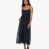 Xírena Skyla Katoen-Zijde Voile Jurk - Navy -JAMES PERSE WINKEL 230530 8c7c5aff ca4a 48ee 9a7d 5ca2edb48463