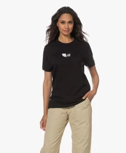 Iro Dalya Katoenen Print T-Shirt - Zwart -JAMES PERSE WINKEL 230530 c01cc465 84e4 44b4 874d d250214c06ba