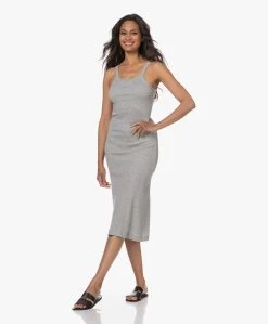 Skin Radika Dubbellaagse Mouwloze Jurk In Pima Katoen - Grijs Mêlee -JAMES PERSE WINKEL 230530 c800a736 a37c 4436 b7c5 8bd9aaa45f2c