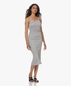 Skin Radika Dubbellaagse Mouwloze Jurk In Pima Katoen - Grijs Mêlee -JAMES PERSE WINKEL 230530 d958ba89 29a8 4acb 8640 b77e8396fd35