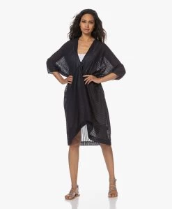 Su Paris Lea Gauze Kaftan Met Streepdessin - Zwart -JAMES PERSE WINKEL 230531 47d38a2c 0dbb 4865 a660 893647886300