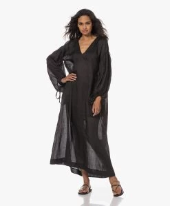 Su Paris Serena Ramie Maxi Jurk - Zwart -JAMES PERSE WINKEL 230531 5d9c2602 3462 4107 979a 41668572d933