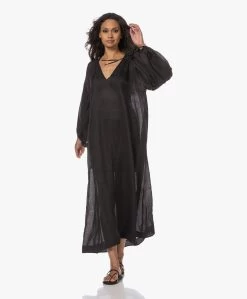 Su Paris Serena Ramie Maxi Jurk - Zwart -JAMES PERSE WINKEL 230531 6d126353 d105 4ef7 b257 6c6210b685e7