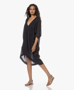 Su Paris Lea Gauze Kaftan Met Streepdessin - Zwart -JAMES PERSE WINKEL 230531 a1b49790 86a6 48c9 bfee 88742f59eb2f