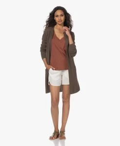 By-Bar Lilly Tencelmix V-Hals T-Shirt - Bricks -JAMES PERSE WINKEL 230531 a9e32c83 74f7 46e4 99fc c1cf69238d01