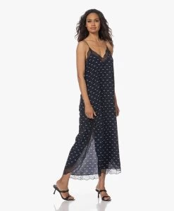 Zadig & Voltaire Ristyl Polka Wings Zijden Lange Jurk - Marine -JAMES PERSE WINKEL 230531 c957df6f 190d 4c2e ae7a 0af04e499a76