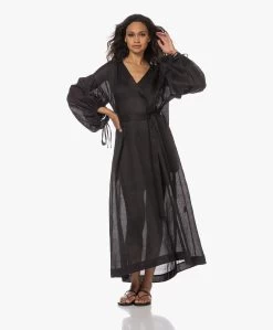 Su Paris Serena Ramie Maxi Jurk - Zwart -JAMES PERSE WINKEL 230531 dda390e7 1ddb 4925 b563 f5c3d2cbd737