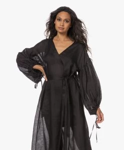 Su Paris Serena Ramie Maxi Jurk - Zwart -JAMES PERSE WINKEL 230531 f5351800 353f 43d5 83d9 15496f2e4a0c