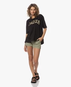 Zadig & Voltaire Portland Amour Print T-Shirt - Zwart/Goud -JAMES PERSE WINKEL 230601 0f7532b7 f832 4b80 a72e 8be1a7ae4cdf