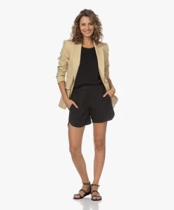 Repeat Jersey Lyocell Mix T-Shirt - Zwart -JAMES PERSE WINKEL 230601 1cc4cbe4 1456 49e6 a7a0 c6e5527113f1