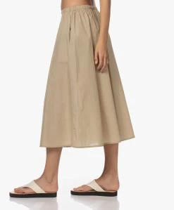 Gai+Lisva Petra Katoenen Poplin Midi Rok - Chinchilla -JAMES PERSE WINKEL 230601 33ca9793 b6e8 4b34 8abf 75163d5698f5