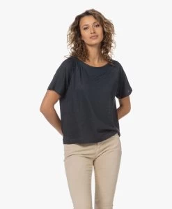 By-Bar Linnen T-Shirt Calle - Midnight -JAMES PERSE WINKEL 230601 467c4b49 abee 4068 8294 91cb7c215f20