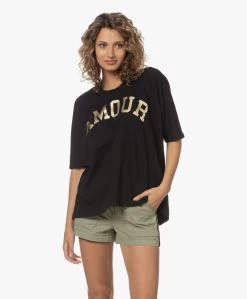 Zadig & Voltaire Portland Amour Print T-Shirt - Zwart/Goud -JAMES PERSE WINKEL 230601 4d95b9ff 4574 481c ad24 2acacc996bc5