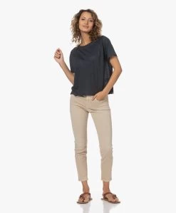 By-Bar Linnen T-Shirt Calle - Midnight -JAMES PERSE WINKEL 230601 57667891 952c 439b 8baa f6dc15df392d