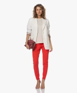 By Malene Birger Aleah Lyocell T-Shirt - Whisper White -JAMES PERSE WINKEL 230601 5a009b21 fb89 471a 9275 6f5eec919ebc