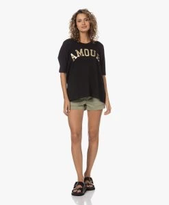 Zadig & Voltaire Portland Amour Print T-Shirt - Zwart/Goud -JAMES PERSE WINKEL 230601 647a34a9 324e 447d 9255 4b5361a7b094