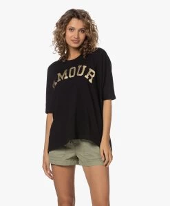 Zadig & Voltaire Portland Amour Print T-Shirt - Zwart/Goud -JAMES PERSE WINKEL 230601 8555a6c9 eb24 44cb a89c 1a30a950aee7