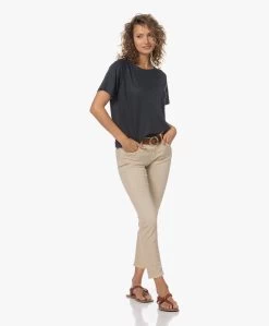 By-Bar Linnen T-Shirt Calle - Midnight -JAMES PERSE WINKEL 230601 9cd6b1a5 4368 4612 8d0e 926f3b4d15a0