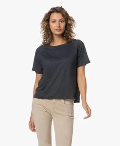 By-Bar Linnen T-Shirt Calle - Midnight -JAMES PERSE WINKEL 230601 bbb63790 cb95 406c 9e04 0bcc0a77d567