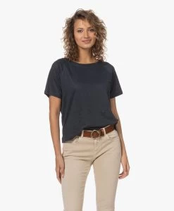 By-Bar Linnen T-Shirt Calle - Midnight -JAMES PERSE WINKEL 230601 d669786a 6d9b 4c72 8278 be9602cc9458