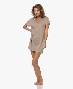 Hanro Laura Modalmix Jersey Nachthemd - Coin -JAMES PERSE WINKEL 230601 e686ae59 6241 4a2e 8119 0807b0b0f9ba