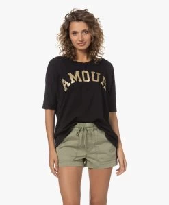 Zadig & Voltaire Portland Amour Print T-Shirt - Zwart/Goud -JAMES PERSE WINKEL 230601 fdff48e6 6a2d 42f5 9dd6 6dacba670a0f