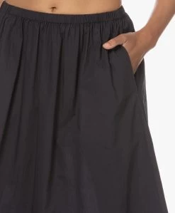 Gai+Lisva Petra Katoenen Poplin Midi Rok - Zwart -JAMES PERSE WINKEL 230606 6f5248b7 f1d0 41ae 8667 da7cd620c24b