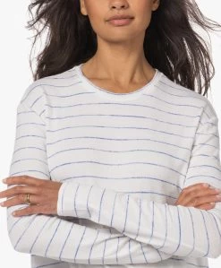 Rag & Bone The Knit Gestreepte Longsleeve - Blauw/Off-White -JAMES PERSE WINKEL 230606 7fd2399e a82a 4fb9 9cdb 890881535223