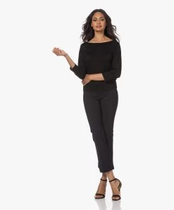 No Man'S Land Reversible Viscose T-Shirt - Zwart -JAMES PERSE WINKEL 230606 90552f81 0f00 4aa1 80b7 7a915951ea19