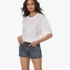 James Perse Oversized Crêpe Jersey T-Shirt - Wit -JAMES PERSE WINKEL 230606 ade4f7c6 d235 4300 aef0 6015a0875cc7