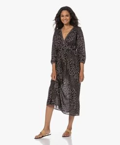 Xírena Juliana Midi Print Jurk - Black Jewel -JAMES PERSE WINKEL 230608 4652311f 2846 448d ba6e f71df889f09a