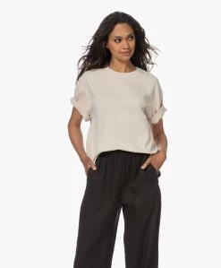 Xírena Palmer Katoenen T-Shirt - Beige -JAMES PERSE WINKEL 230608 50cebd8d 7dfc 4c4b 9d96 ef53ba8e3fe0