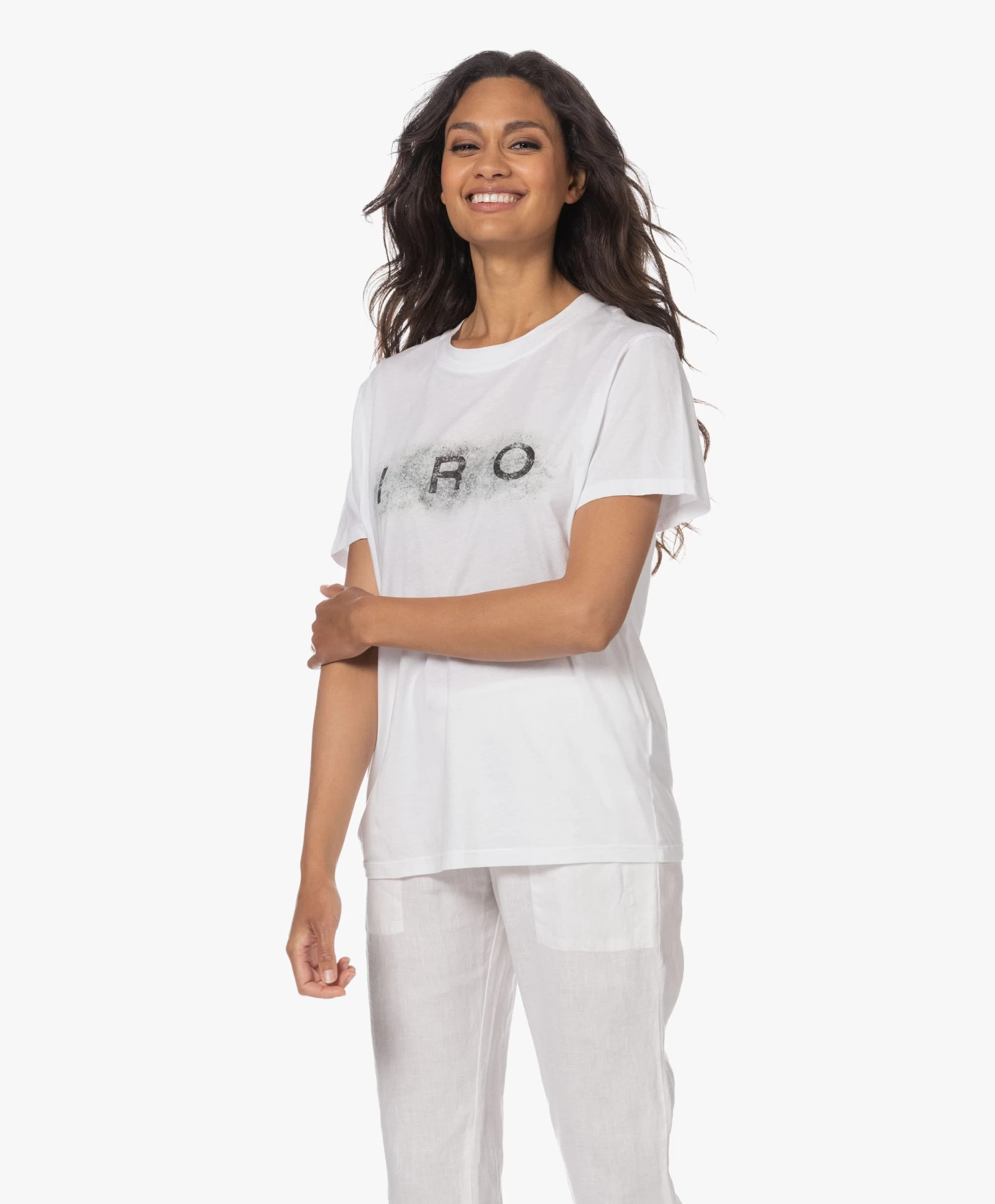 Iro Marcella Korte Mouwen Logo T-Shirt - Wit 5 Iro Marcella Korte Mouwen Logo T-Shirt - Wit - Afbeelding 3