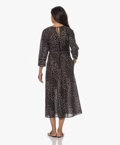 Xírena Juliana Midi Print Jurk - Black Jewel -JAMES PERSE WINKEL 230608 90dba796 93fb 48d5 9183 2955e833d6b0